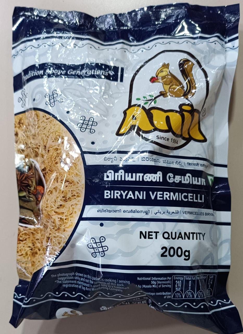 BIRIYANI VERMICELLI ANIL 200GM