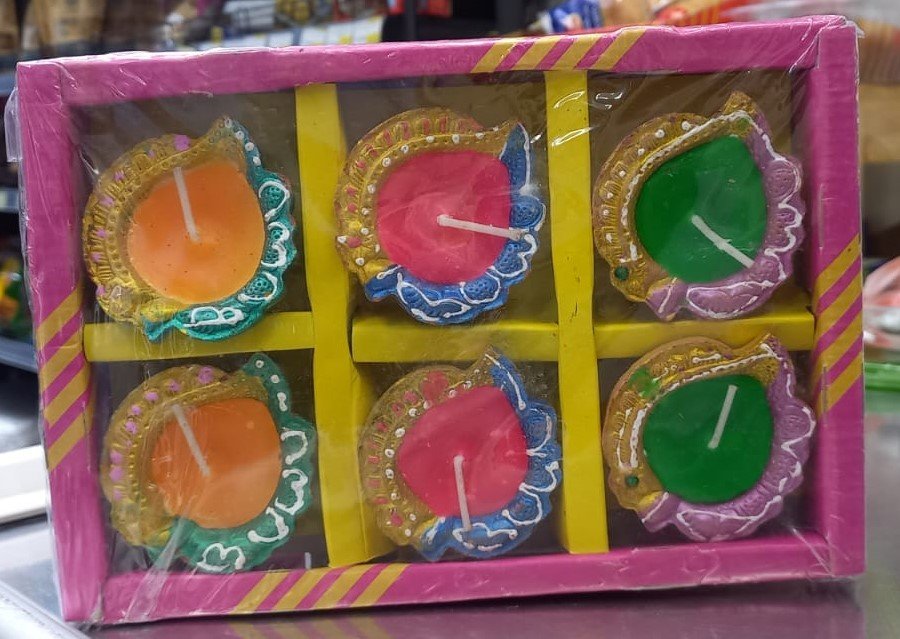 DIYA LAMP WITH WAX FILLED 6PCS NO.1