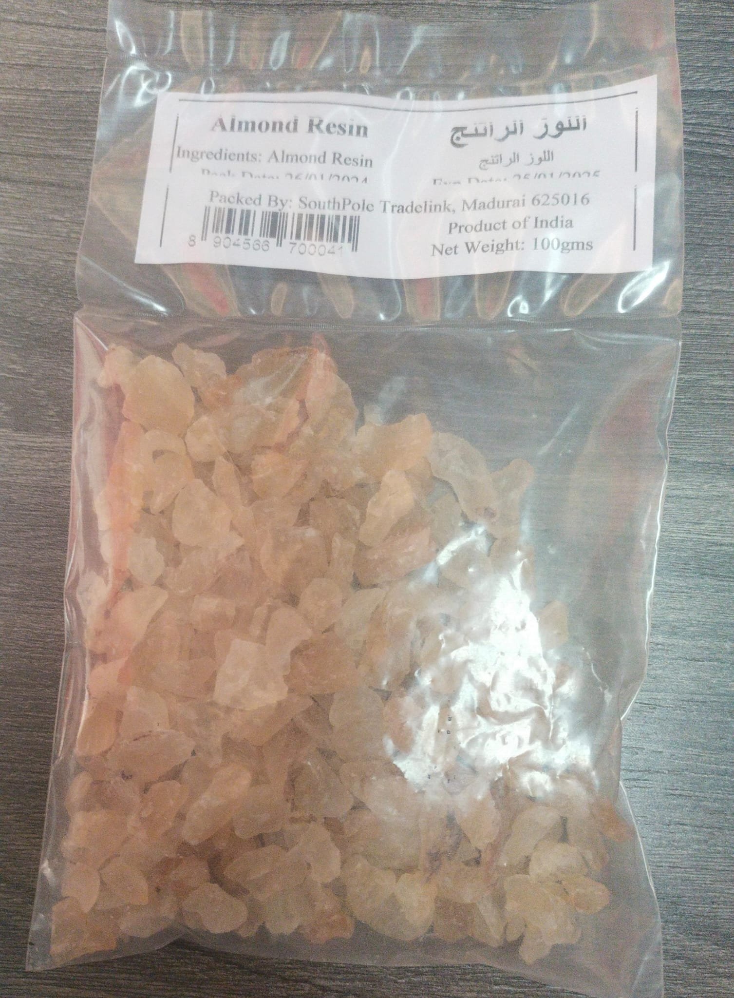 ALMOND RESIN THIRU 100GM