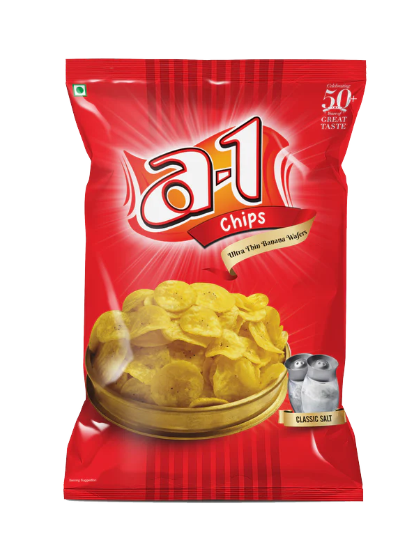 A1 BANANA CHIPS SALT ULTRA THIN 200G