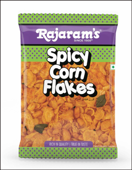 SPICY CORN FLAKES RAJARAM 100GM