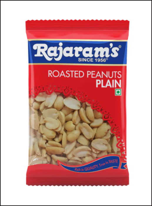 ROASTED PEANUT PLAIN RAJARAM 100GM