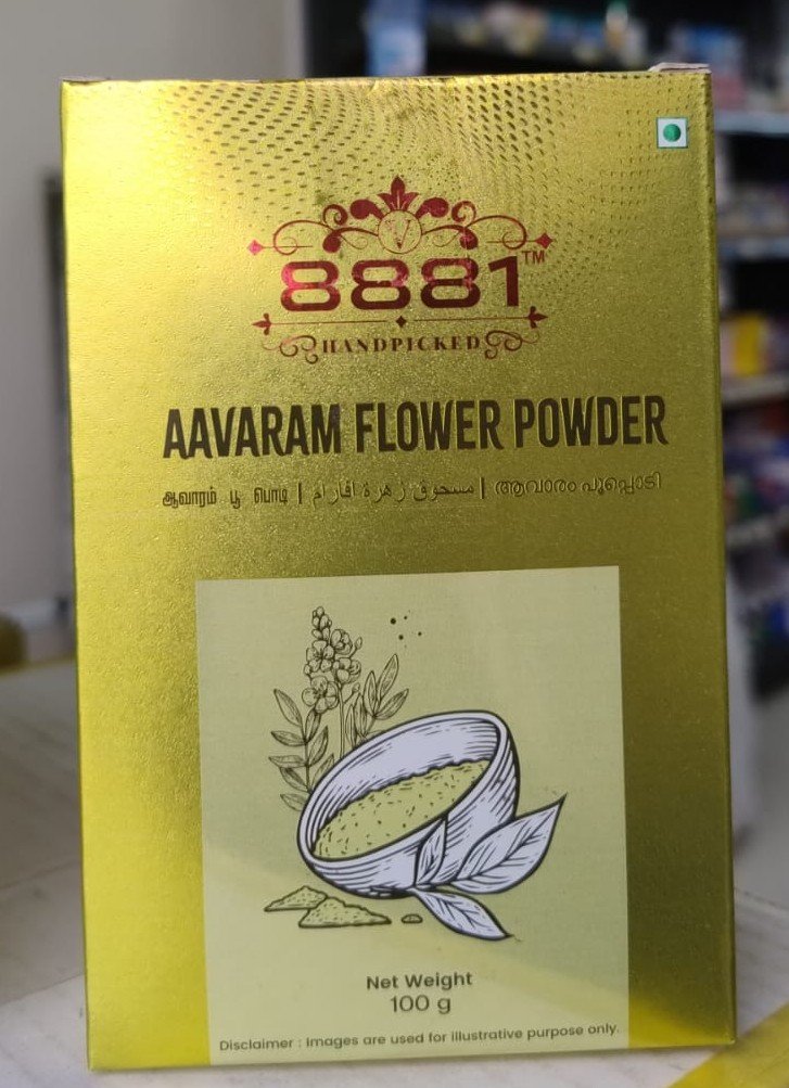 8881 AAVARAM FLOWER POWDER 100GM