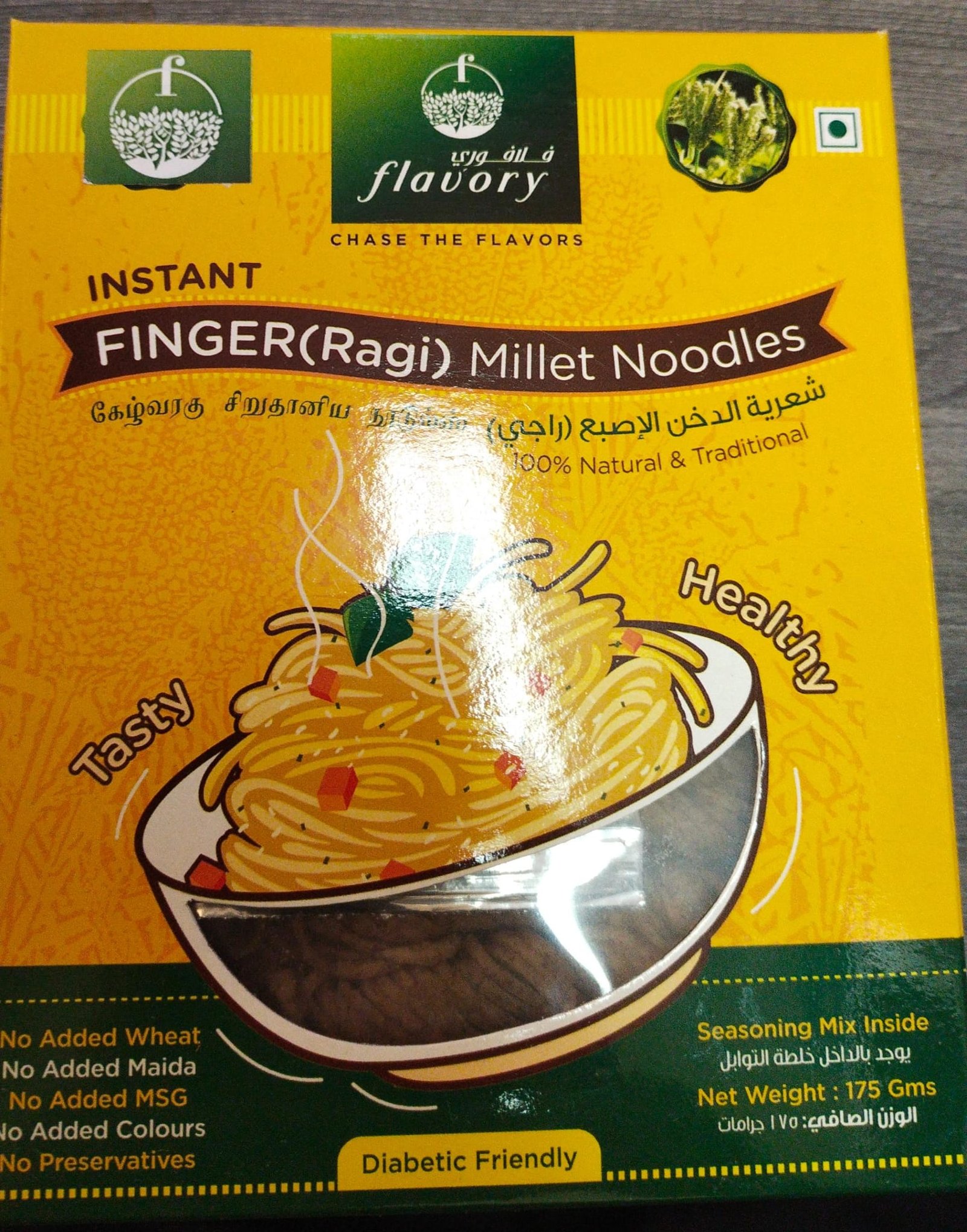 NOODLES RAGI FLAVORY 175GM 