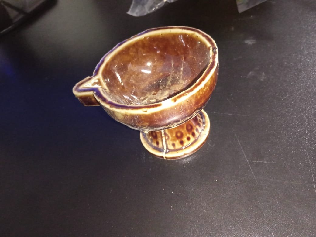 CERAMIC LAMP ORU MUGAM