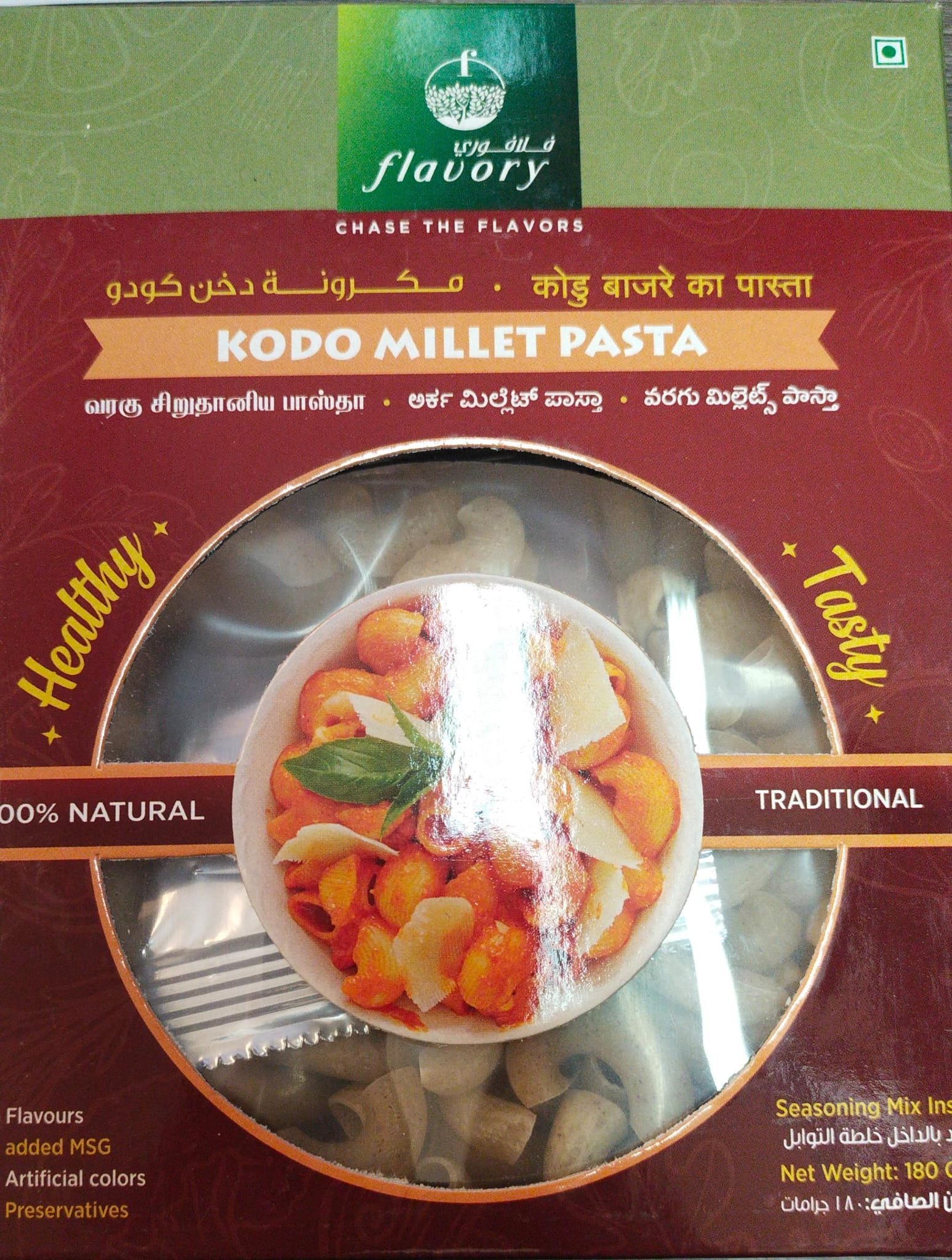 PASTA KODO MILLET FLAVORY 180GM