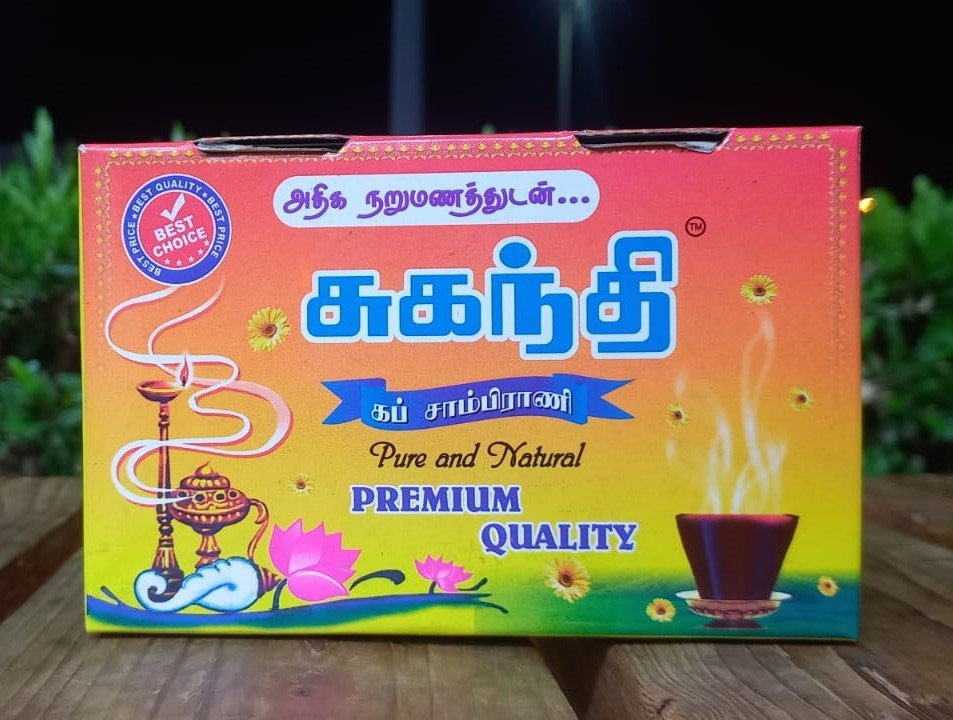 SUGANDHI CUP SAMBRANI (BIG) 150 GM