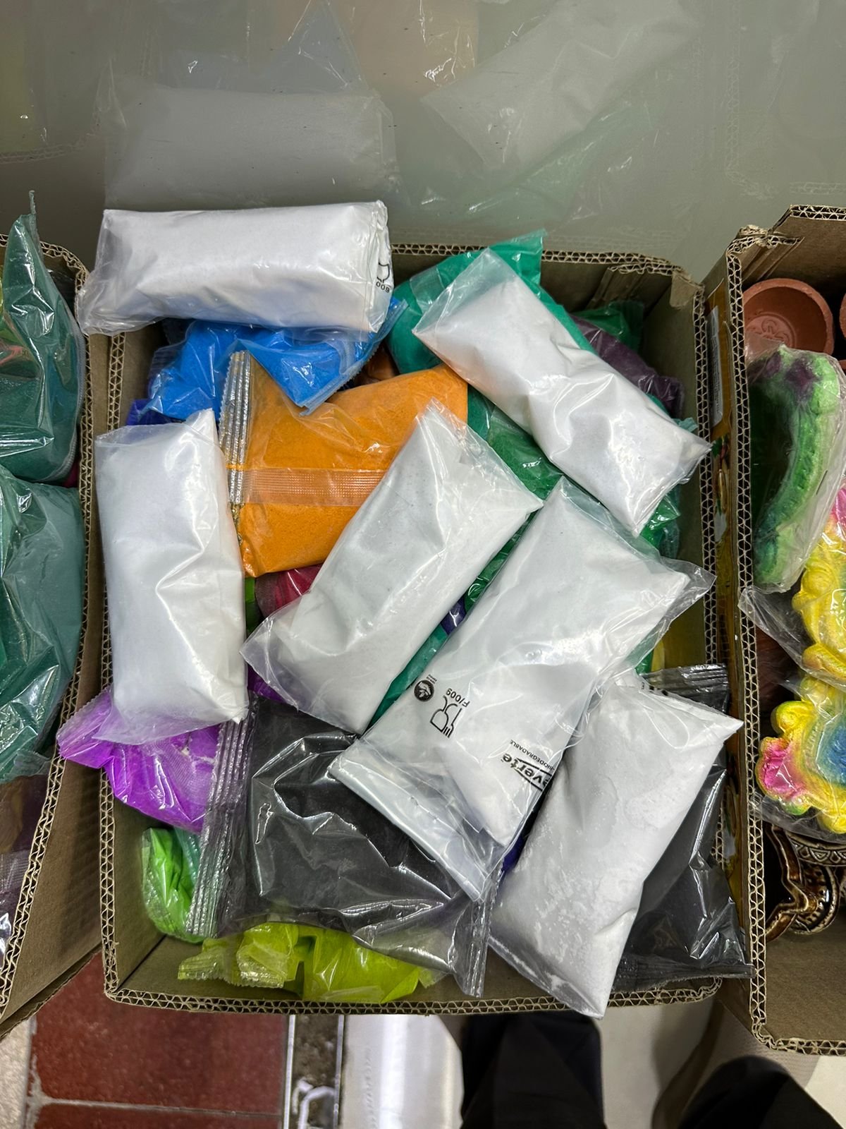 RANGOLI POWDER WHITE KOLA PODI